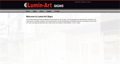 Desktop Screenshot of luminartsigns.com